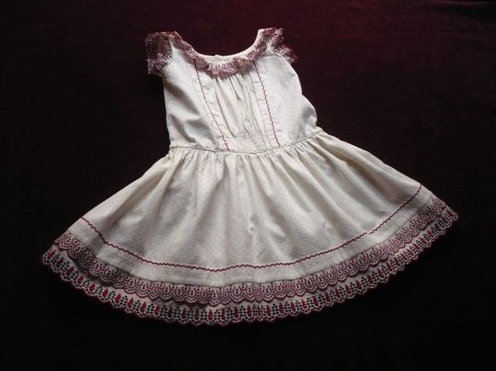 Antique infant clothing: child's dress