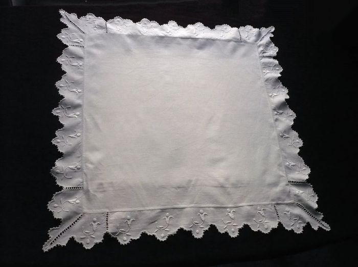 antique embroidered euro shams